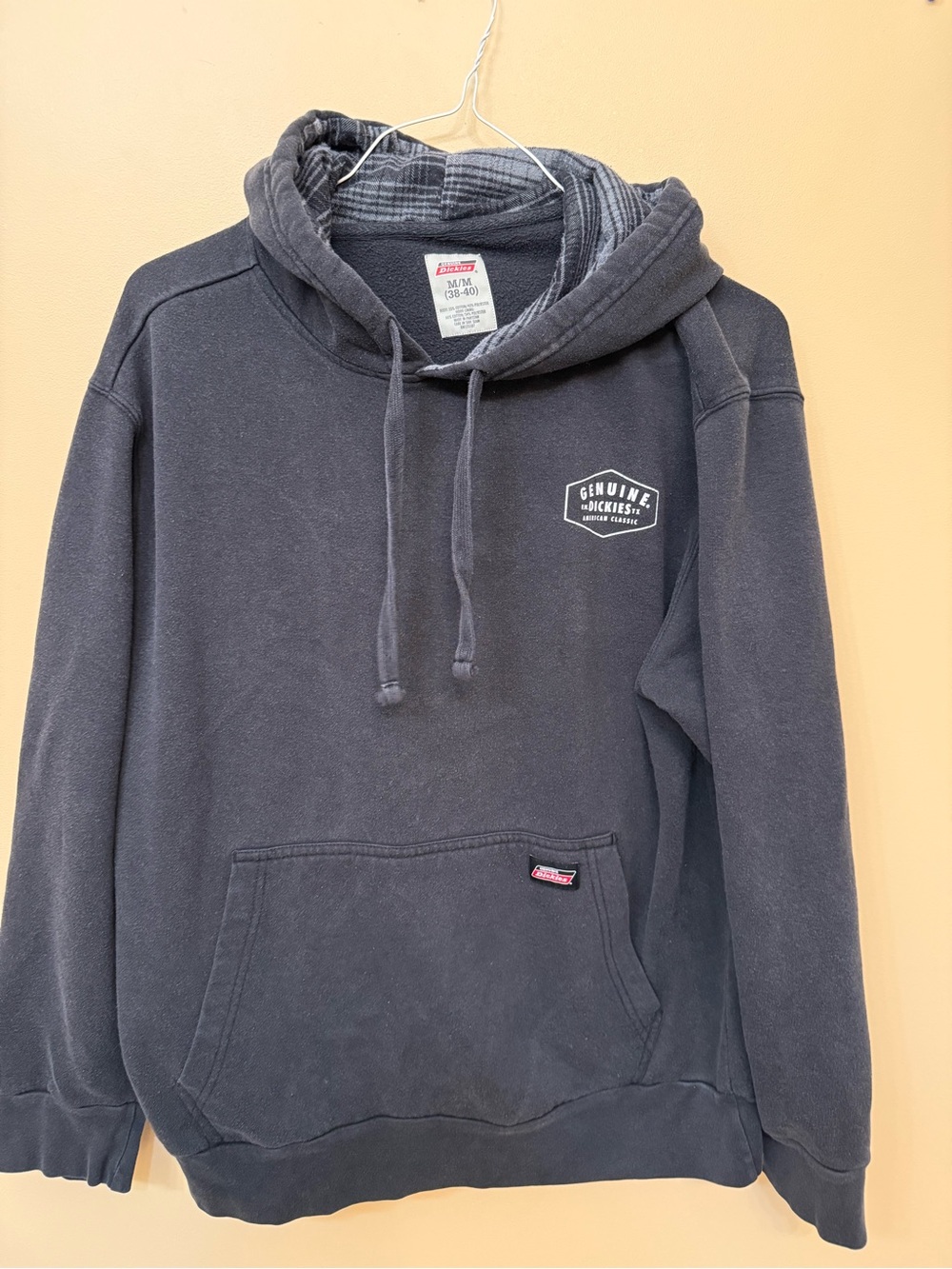 Dickies Charcoal Pullover Hoodie with Front Pocket